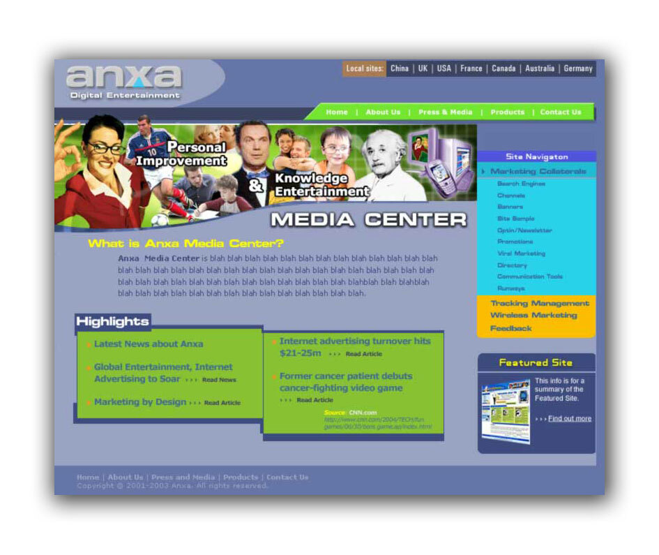 Anxa Media Center Template 02